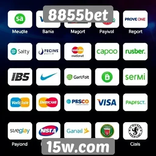 Diversidade de métodos de pagamento no 8855bet